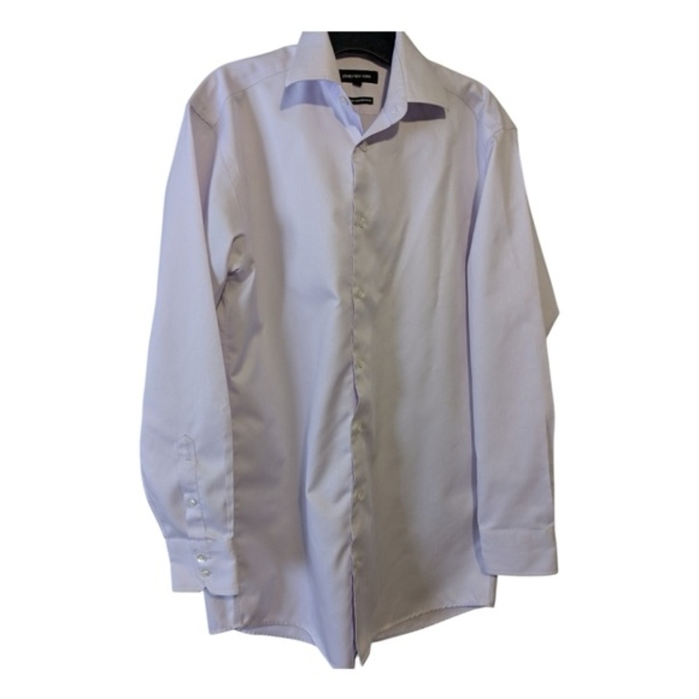 Jones New York Mens Button down Shirt Size 15 32733 Light Purple